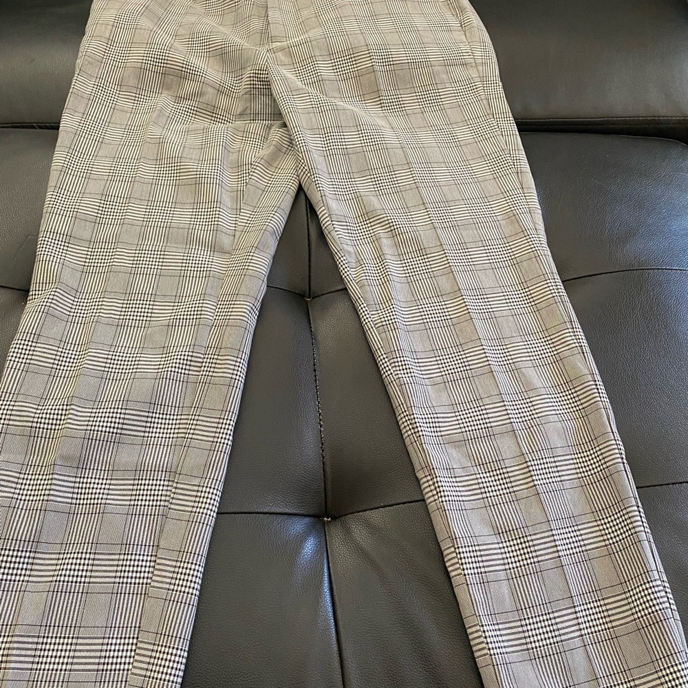 H&M Strip Design Dress Pants Skinny Fit